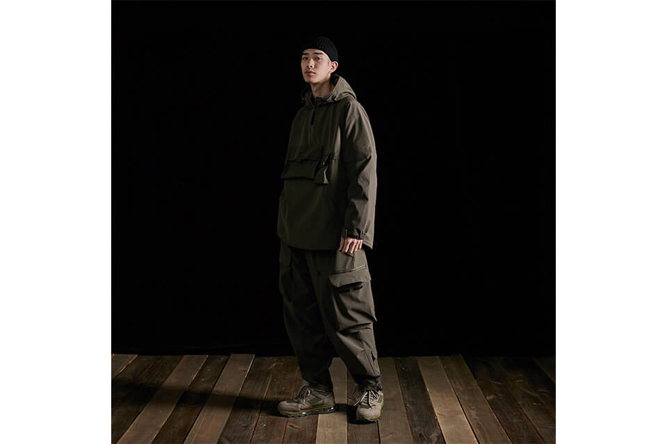AES 27(四)初三發售 18 AW Aes x Goopi Magnetic Anorak Jacket (1)