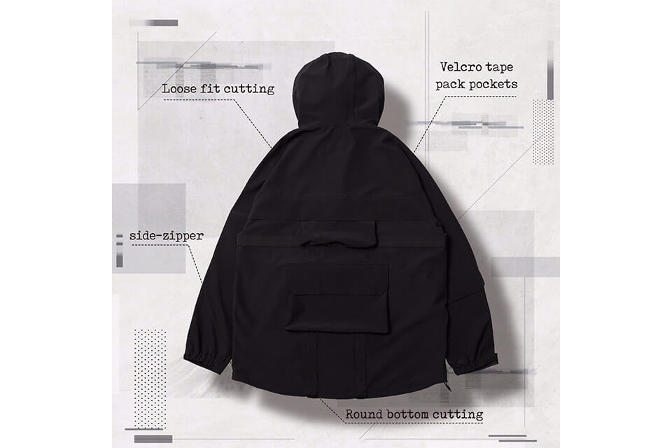 AES 27(四)初三發售 18 AW Aes x Goopi Magnetic Anorak Jacket (4)