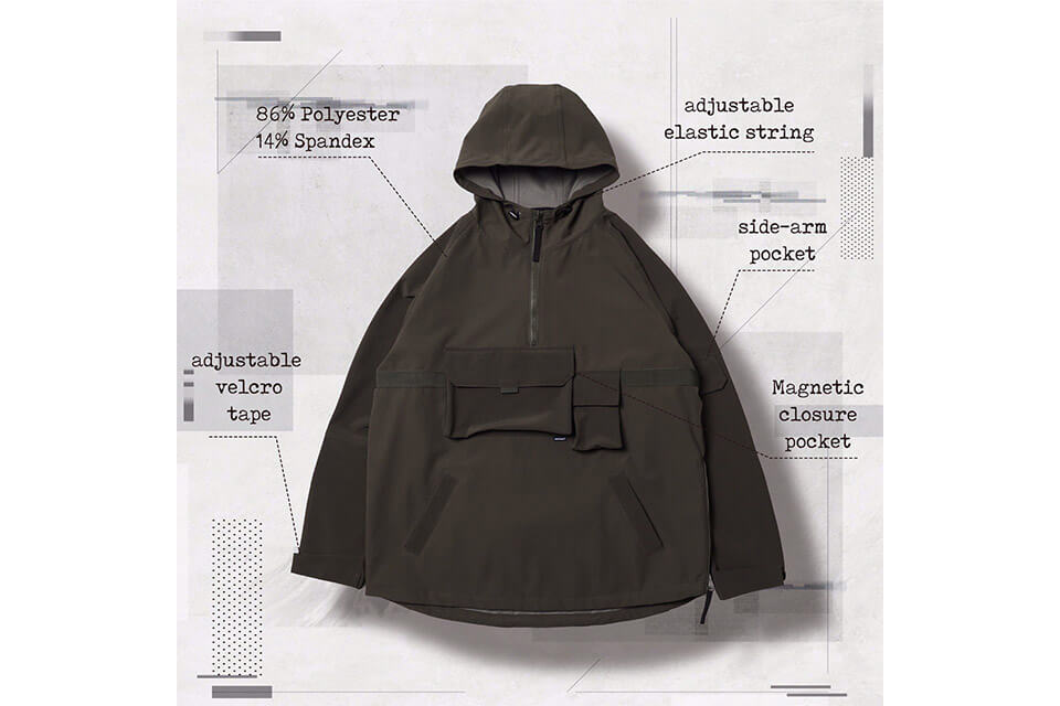 AES 27(四)初三發售 18 AW Aes x Goopi Magnetic Anorak Jacket (5)