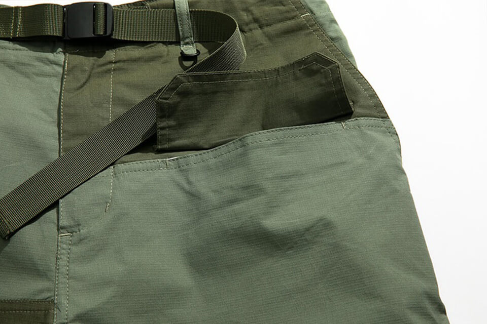 TMCAZ Patchwork Cargo Shorts (5)