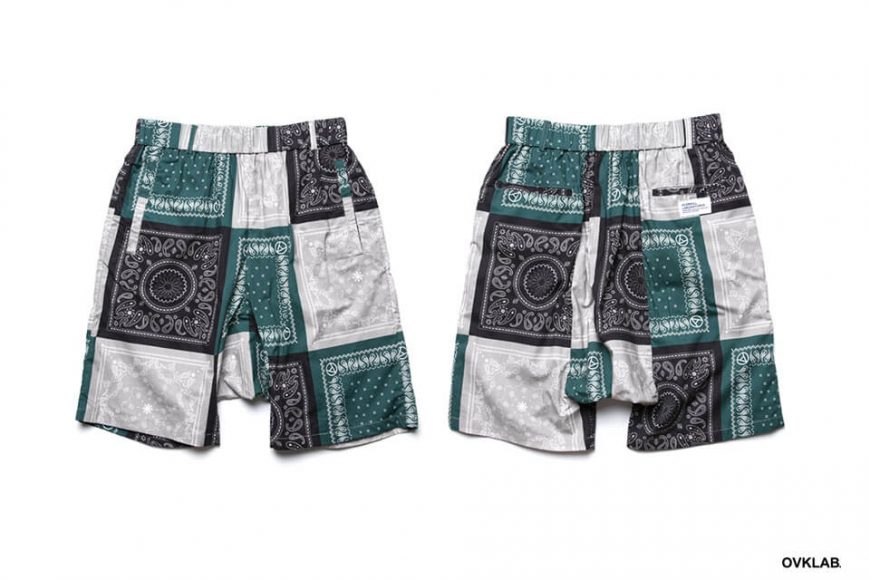 OVKLAB 19 SS Paisley Pattern Wide Shorts (3)