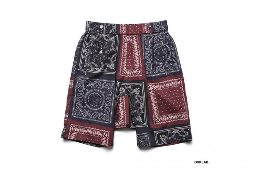 OVKLAB 19 SS Paisley Pattern Wide Shorts (4)