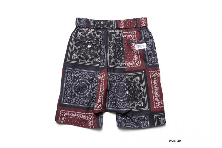 OVKLAB 19 SS Paisley Pattern Wide Shorts (5)