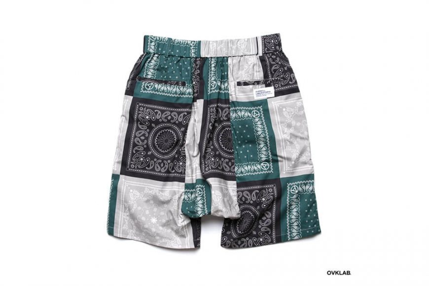 OVKLAB 19 SS Paisley Pattern Wide Shorts (7)