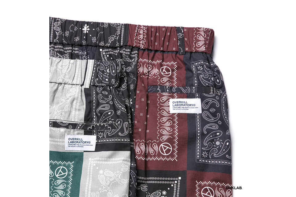 OVKLAB 19 SS Paisley Pattern Wide Shorts (9)