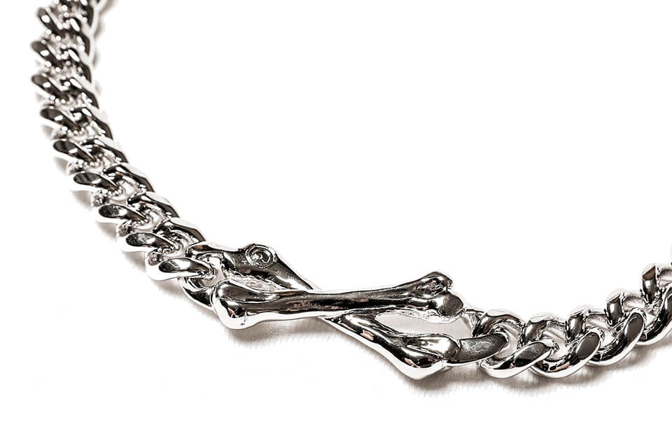 AES 19 SS Cross Bone Necklace (2)