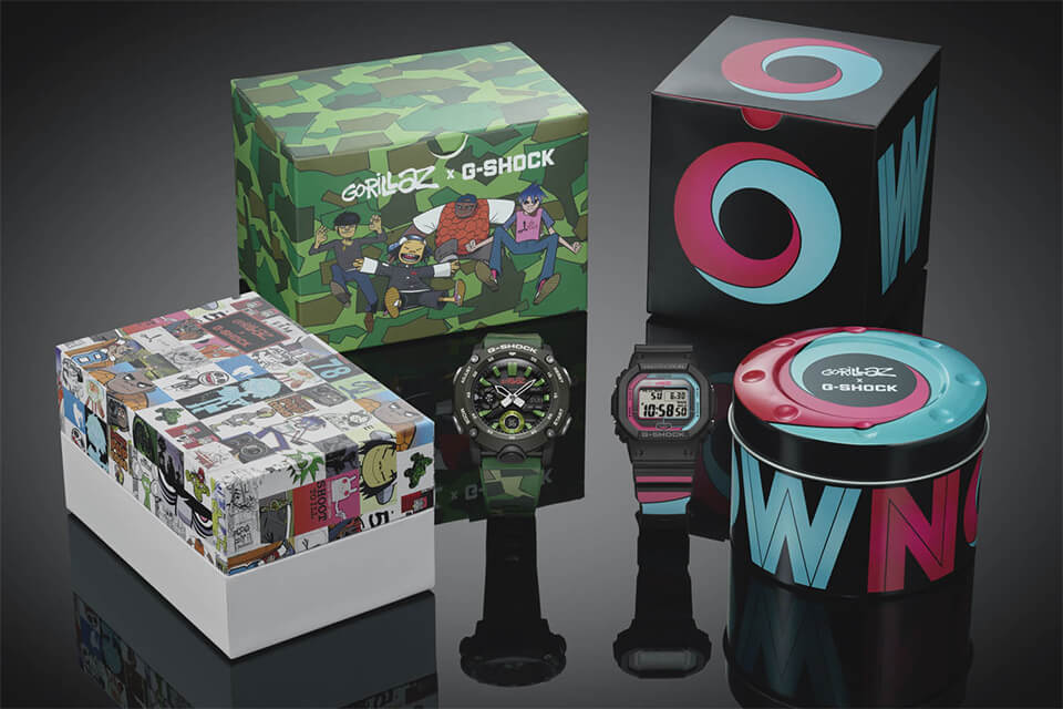 CASIO 9/28(六)發售G-SHOCK x Gorillaz 兩款聯名錶款| NMR