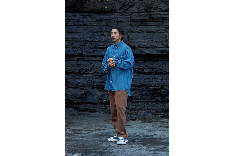 FrizmWORKS 19 FW Oversized Denim Shirt (2)