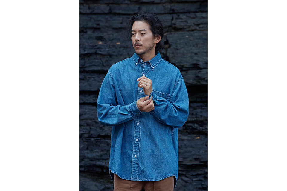 FrizmWORKS 19 FW Oversized Denim Shirt (4)