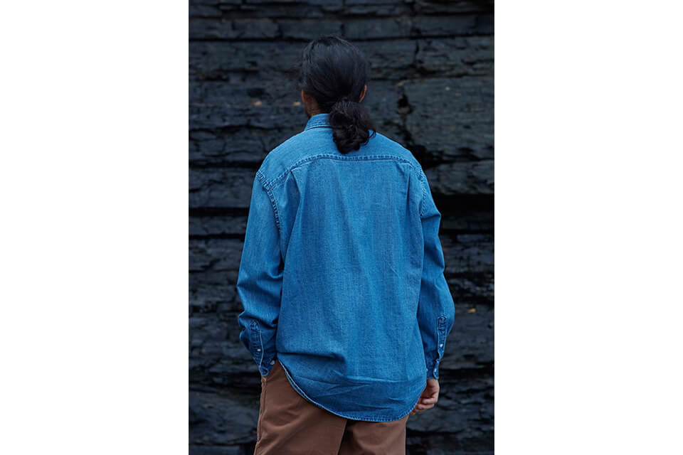 FrizmWORKS 19 FW Oversized Denim Shirt (5)
