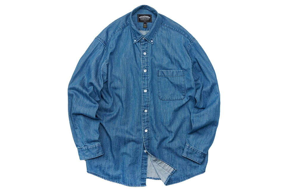 FrizmWORKS 19 FW Oversized Denim Shirt (7)