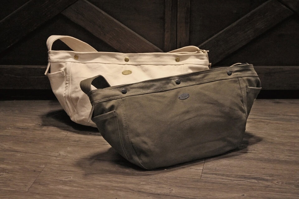 METALIZE 19 AW Olden Times 復古帆布報童包 (1)
