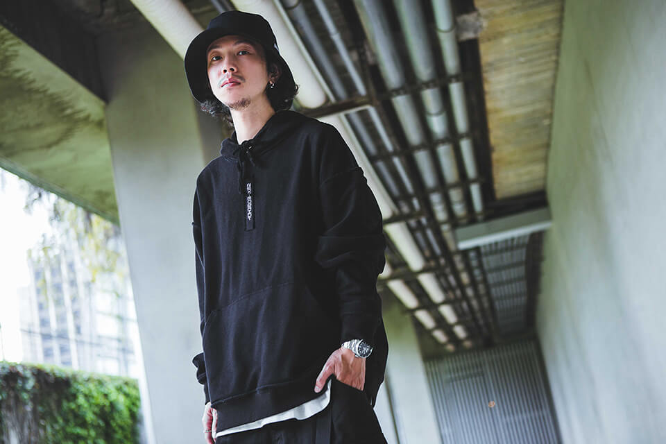 NextMobRiot 19 AW Negative RElogo OV Hoodie (3)