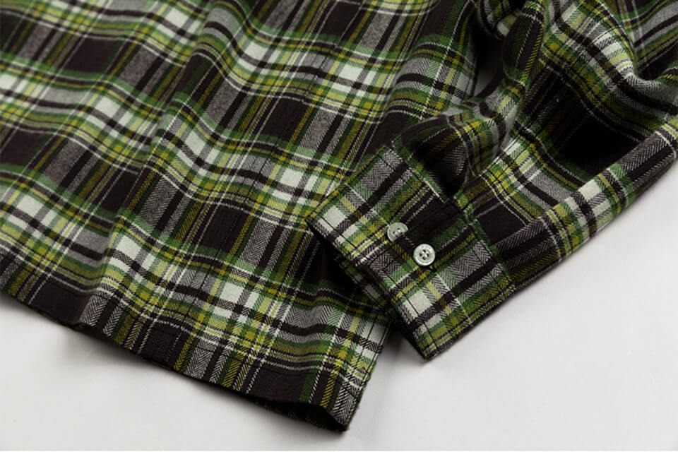 TMCAZ 19 AW Patch-Pocket GRID Shirt (6)