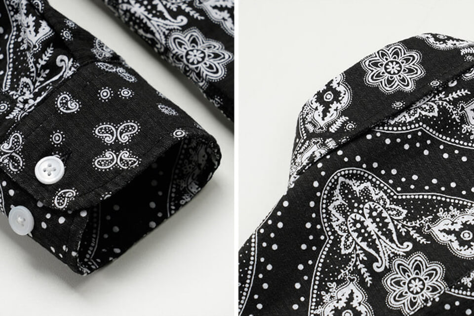 FrizmWORKS 20 SS Dobby Weave Bandana Shirt (10)