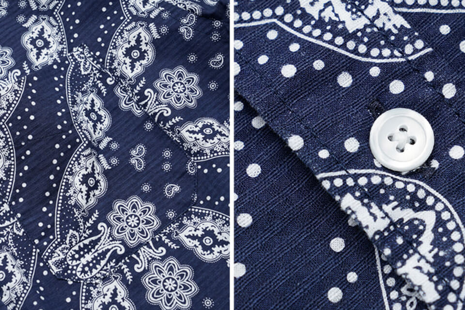 FrizmWORKS 20 SS Dobby Weave Bandana Shirt (14)