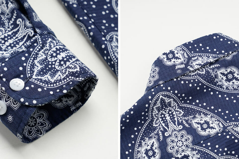 FrizmWORKS 20 SS Dobby Weave Bandana Shirt (15)