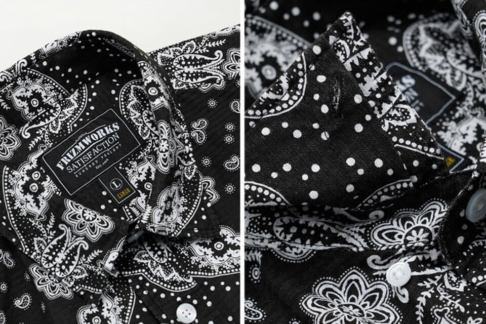 FrizmWORKS 20 SS Dobby Weave Bandana Shirt (8)