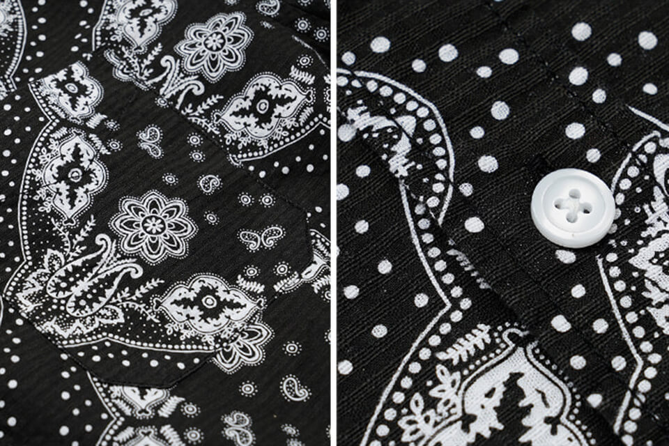 FrizmWORKS 20 SS Dobby Weave Bandana Shirt (9)