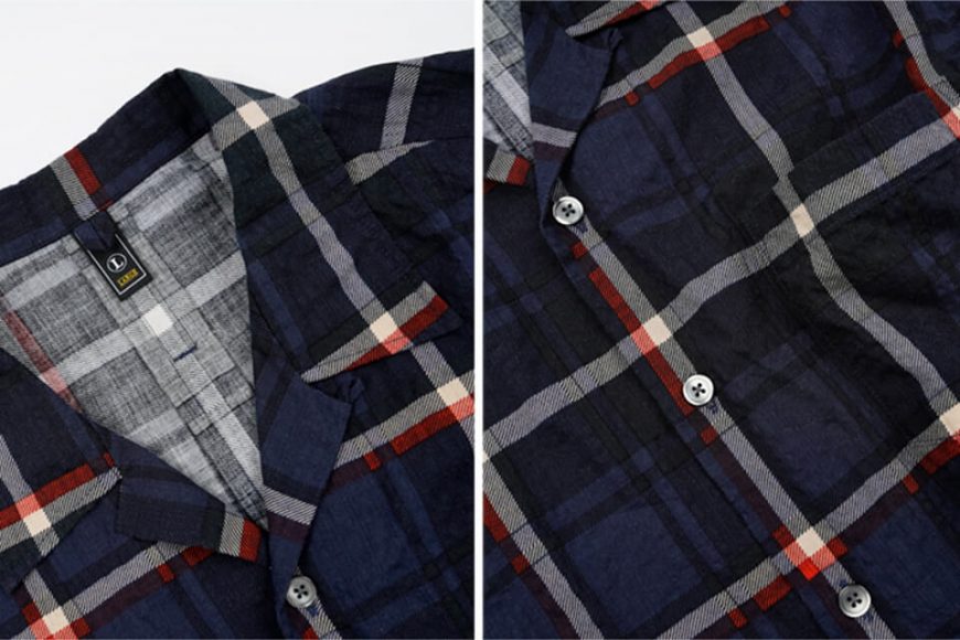 FrizmWORKS 20 SS Checked Open Collar Shirt (14)