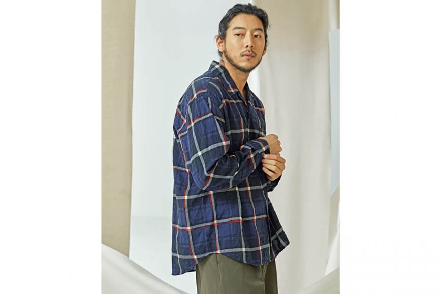 FrizmWORKS 20 SS Checked Open Collar Shirt (5)