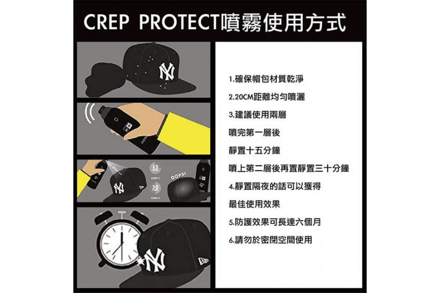 Crep Protect x New Era 帽包奈米烷烴防水噴霧 (11)