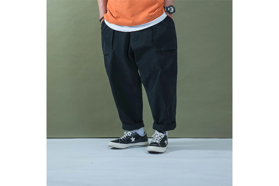 PERSEVERE 20 SS Enzyme Stone Washed Trousers (3)