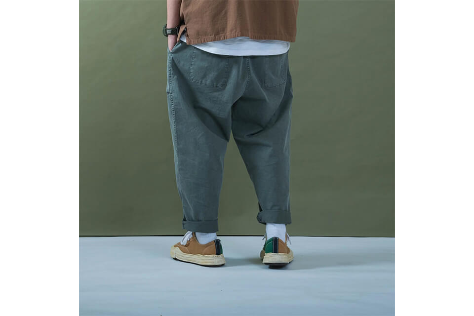 PERSEVERE 20 SS Enzyme Stone Washed Trousers (8)