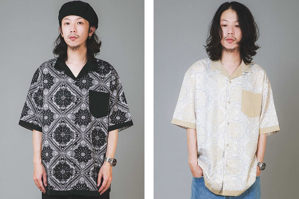 NextMobRiot 20 SS Splicing Bandana OVS Shirt (0)