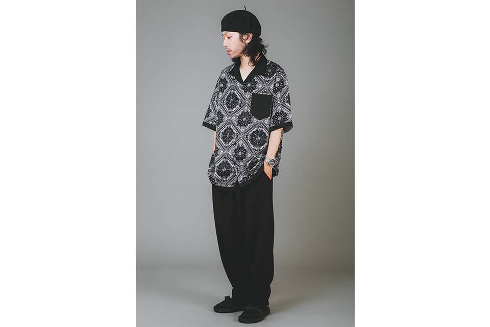 NextMobRiot 20 SS Splicing Bandana OVS Shirt (2)