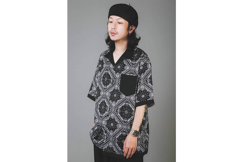 NextMobRiot 20 SS Splicing Bandana OVS Shirt (3)