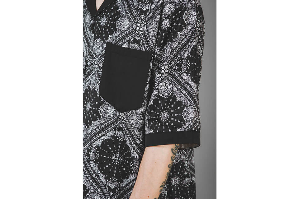 NextMobRiot 20 SS Splicing Bandana OVS Shirt (4)