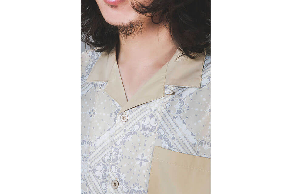 NextMobRiot 20 SS Splicing Bandana OVS Shirt (8)
