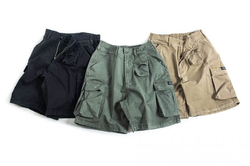 PERSEVERE 20 SS Enzyme Stone Washed Cargo Shorts (13)