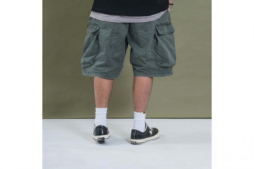 PERSEVERE 20 SS Enzyme Stone Washed Cargo Shorts (8)