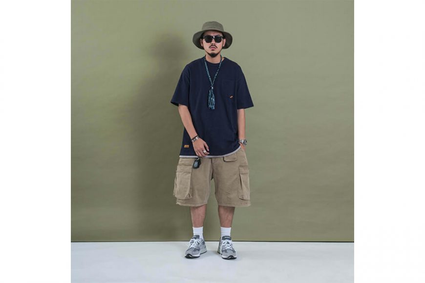 PERSEVERE 20 SS Enzyme Stone Washed Cargo Shorts (9)
