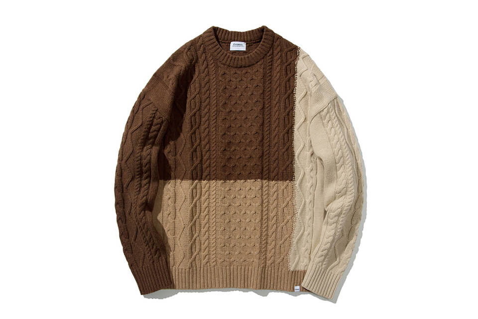 COVERNAT 10/17(六)發售20 F/W Aran Knit Crewneck | NMR