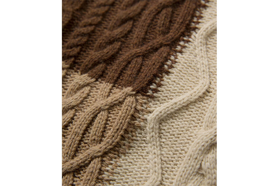 COVERNAT 20 FW Aran Knit Crewneck (5)