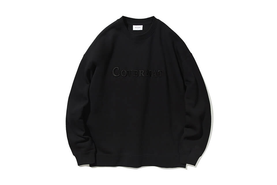COVERNAT 20 FW Authentic Volume Logo Crewneck (1)