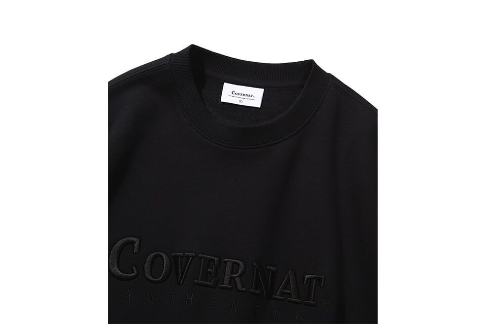 COVERNAT 20 FW Authentic Volume Logo Crewneck (3)