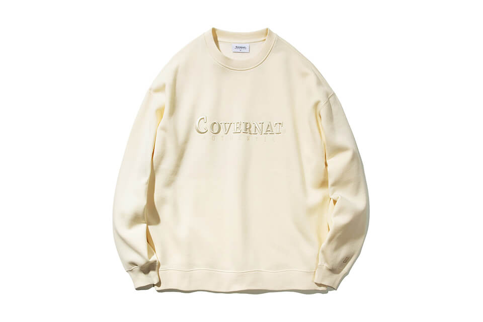 COVERNAT 20 FW Authentic Volume Logo Crewneck (7)