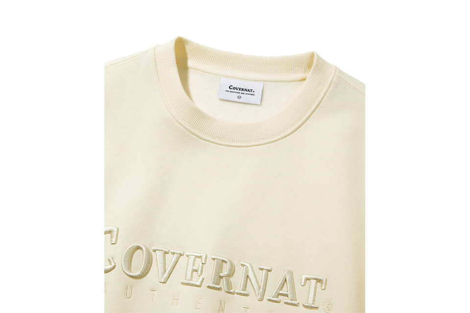 COVERNAT 20 FW Authentic Volume Logo Crewneck (9)