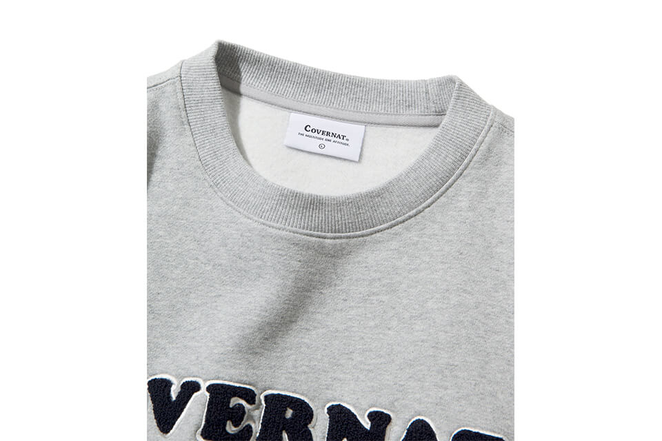 COVERNAT 20 FW Buckle Cooper Logo Crewneck (9)