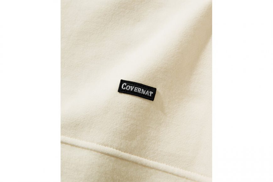 COVERNAT 20 FW Fabric Mixed Crewneck (4)