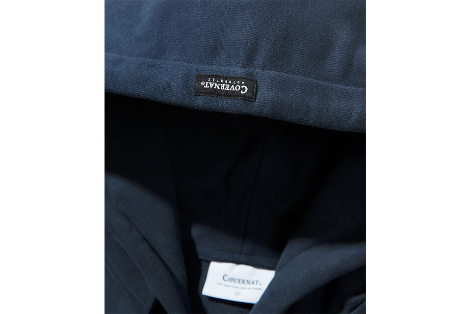 COVERNAT 20 FW Side Authentic Logo Hoodie Zip-Up (2)