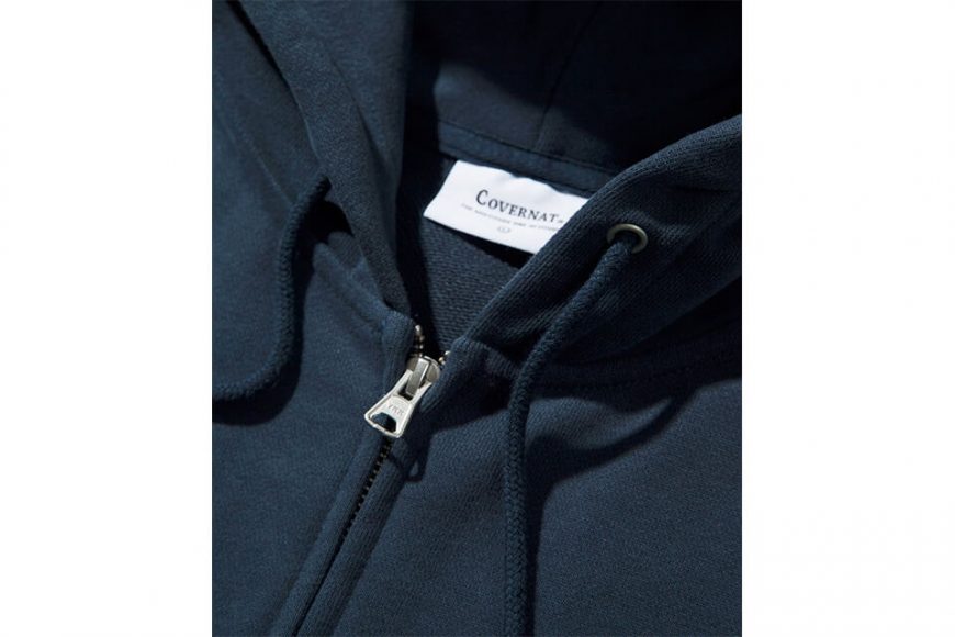 COVERNAT 20 FW Side Authentic Logo Hoodie Zip-Up (3)