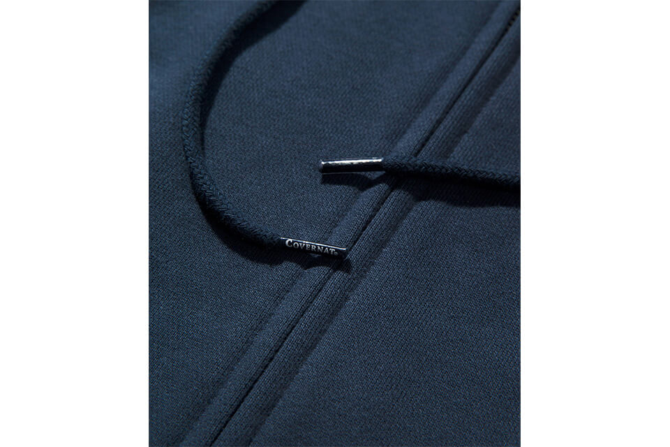 COVERNAT 20 FW Side Authentic Logo Hoodie Zip-Up (4)
