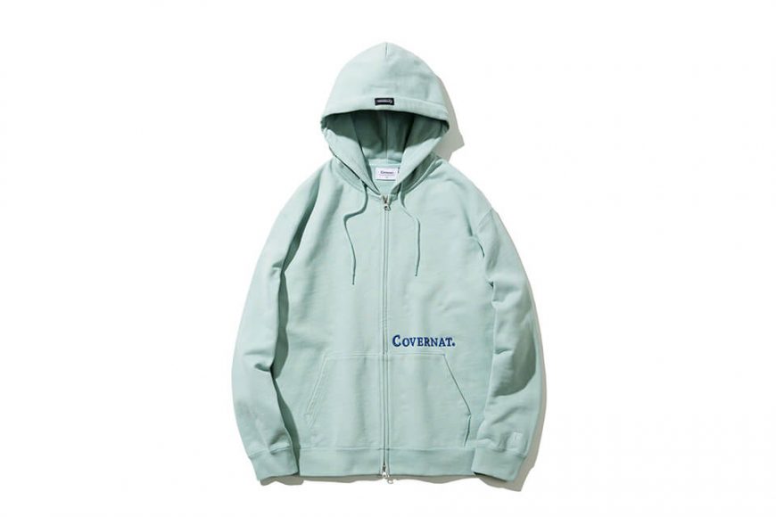 COVERNAT 20 FW Side Authentic Logo Hoodie Zip-Up (8)