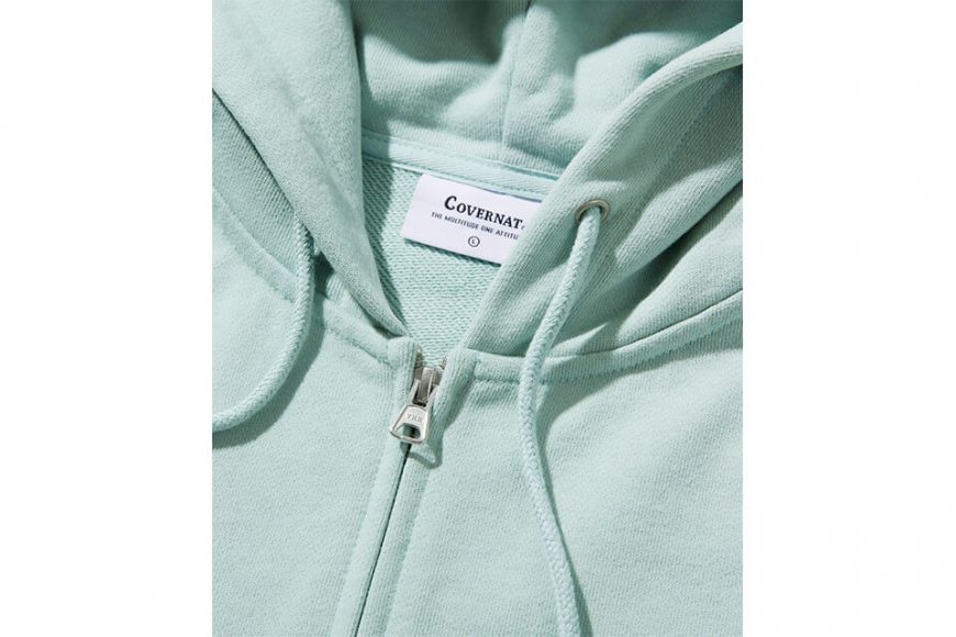 COVERNAT 20 FW Side Authentic Logo Hoodie Zip-Up (9)