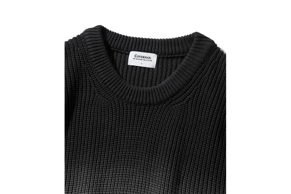 COVERNAT 20 FW Tie-Dyeing Knit Crewneck (3)